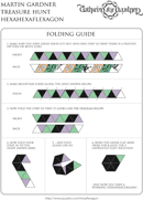 Martin Gardner Treasure Hunt Hexahexaflexagon form