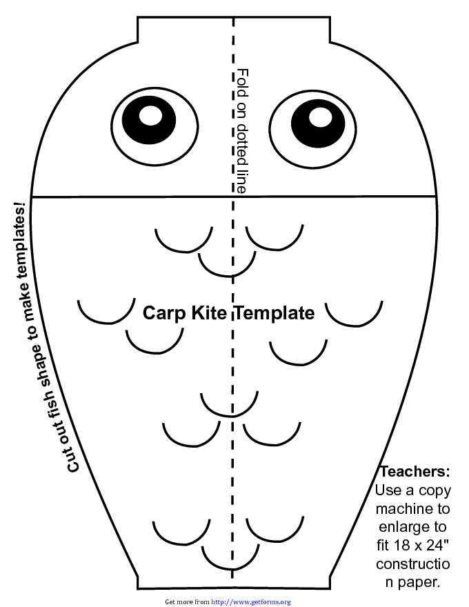 Carp-Kite-Template