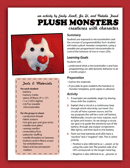 Plush Monster Template form