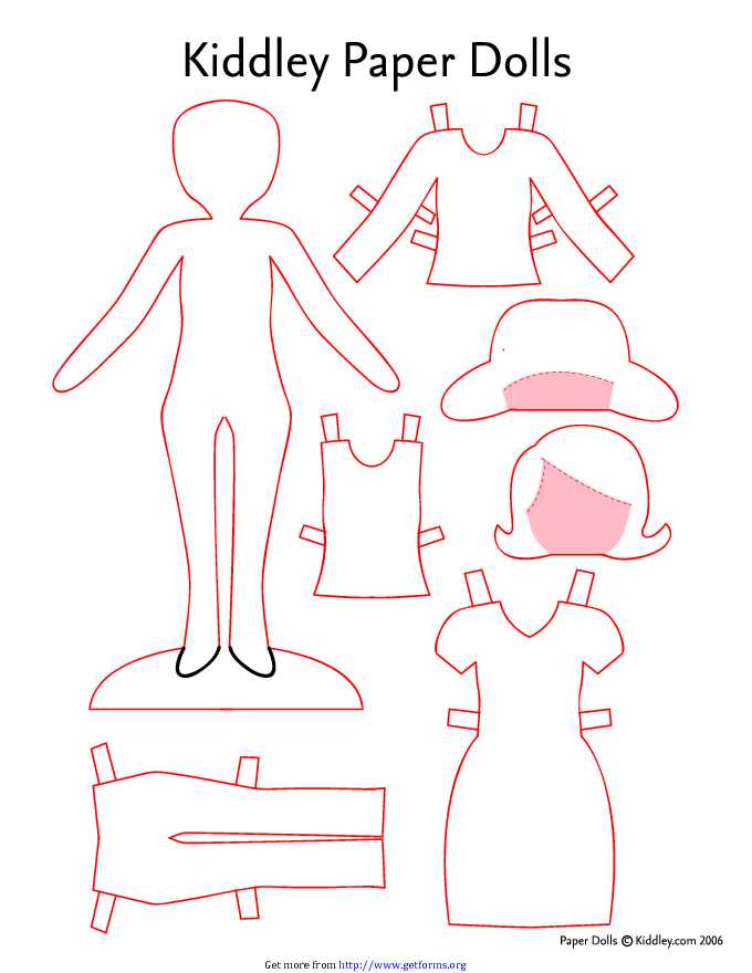 Kiddley Paper Dolls