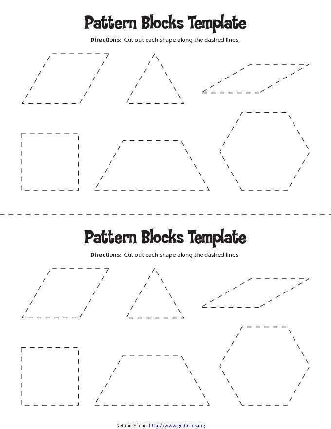 Pattern Block Template 2