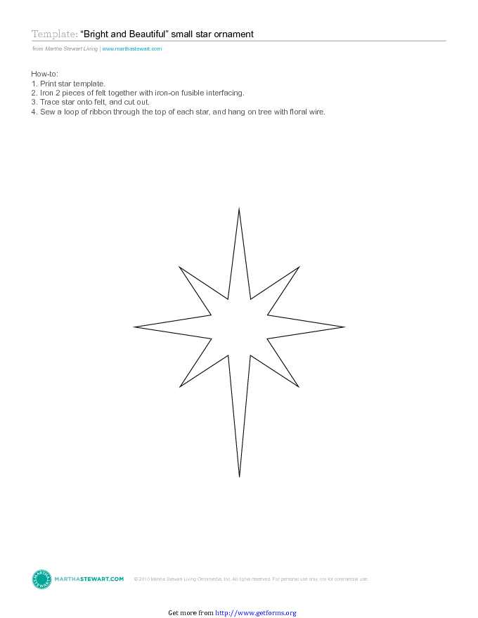 Star Template 3