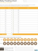 Baby Feeding Schedule Template form