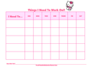 Behavior Chart For Kids 2 form