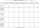 Behavior Tracking Chart form