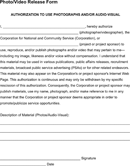 Photo And Video Release Form form