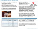 Blood Pressure Chart Template form