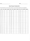 Free Blood Pressure Chart form