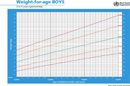 Weight-for-age Boys (2 to 5 Years) form