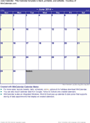 June 2014 Calendar 3 form