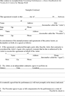 Simple Contract Template form