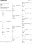 Pedigree Chart 3 form