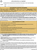 Form DS-11 form