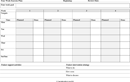 Four Week Exercise Plan Template form