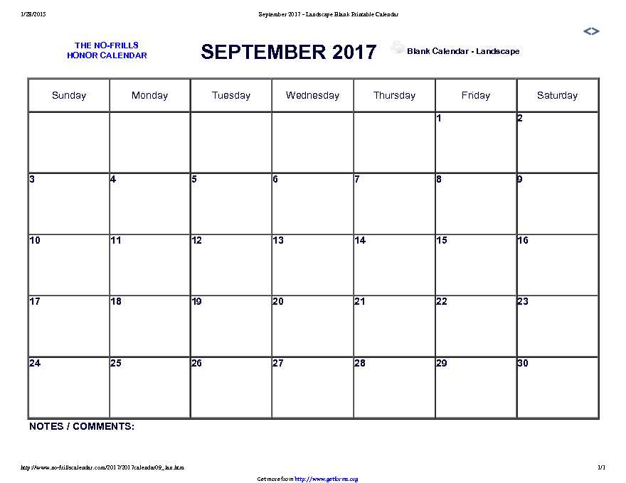 September 2017 Calendar 2