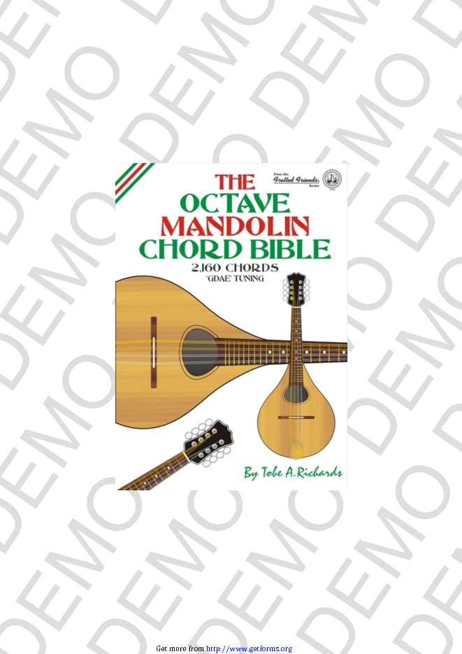 Octave Mandolin Chord Chart