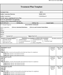 Treatment Plan Template form