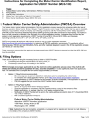 MCS 150 Form form