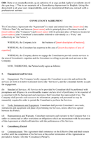 Consulting Agreement form