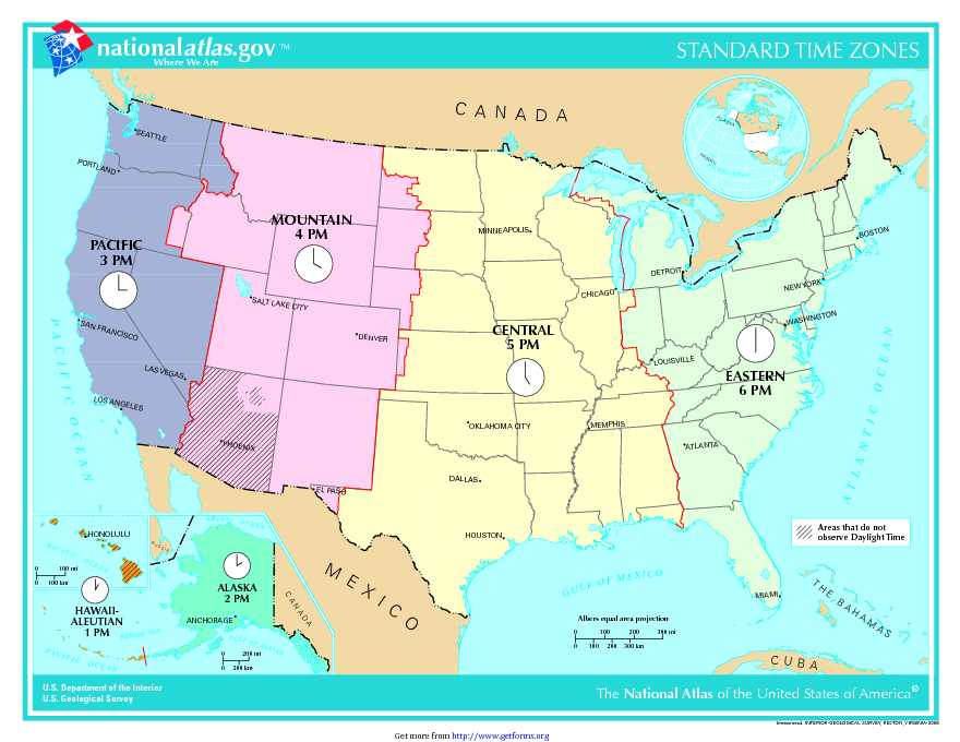 Time Zone Conversion Chart Us