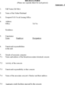 Bio Data Form Format form