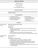 Nurse Resume Modern form