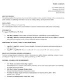 Resume Sample College Student Academic form