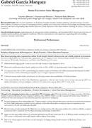 Senior Executive Resume Sample 1 form