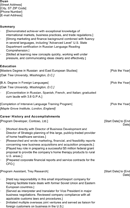 Functional Resume With Education Emphasis form