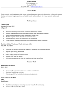 Resume Sample High School Graduate form