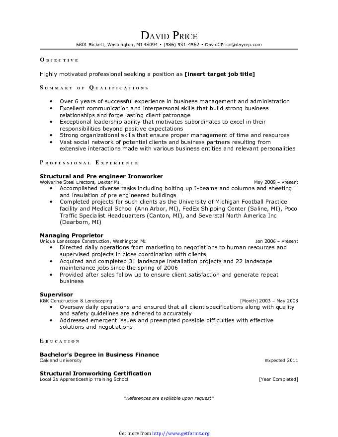 Administrative Assistant Resume Sample 3