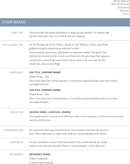 General Resume Template 3 form