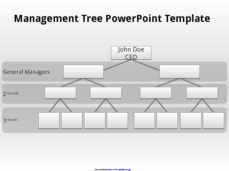 Management Tree Powerpoint Template