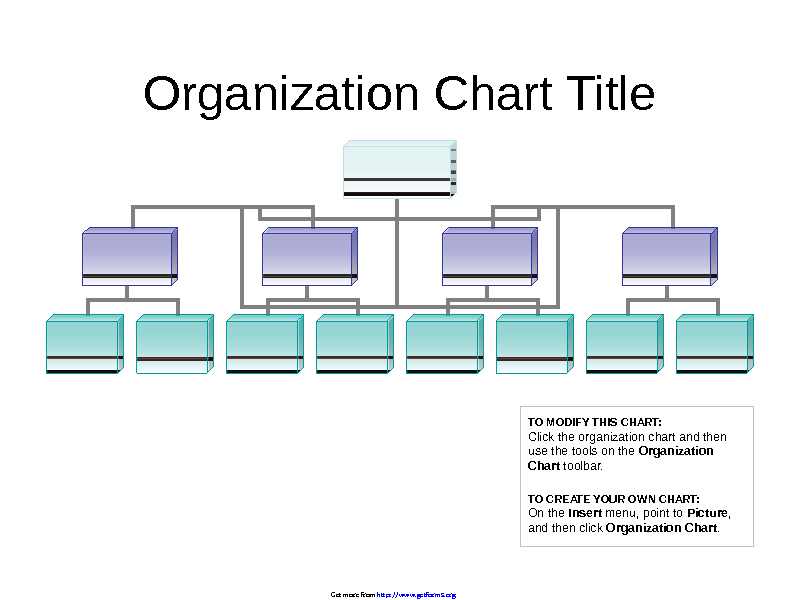 Organizational Chart Template 2