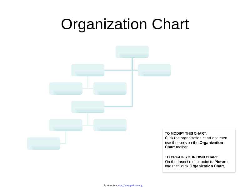 Company Organization Chart