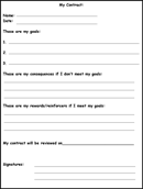 Behavior Contract form