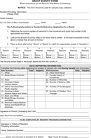 Grant Survey Form form