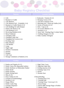 Baby Registry Checklist 1 form