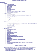 Packing Checklist 1 form