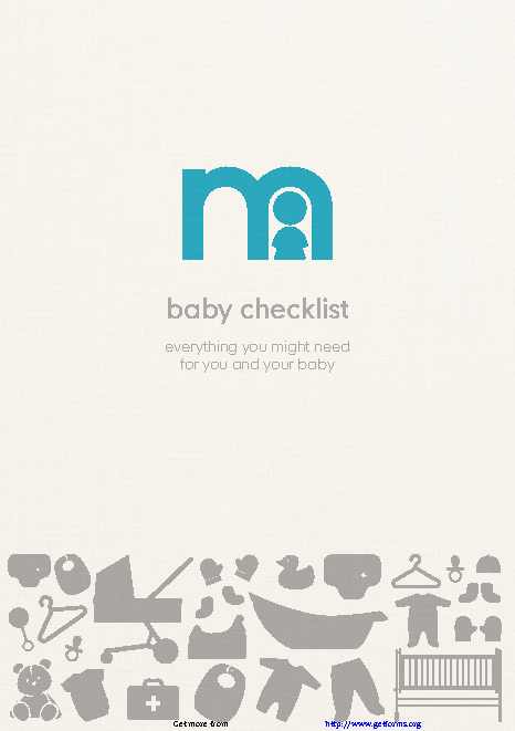 Baby Checklist