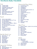 Newborn Checklist 5 form