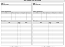 Daily Planner - Two Day Format form