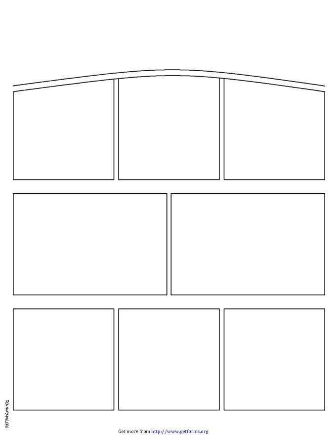 Arch Top - Comic Strip Templates - Comic Strip Arch-323