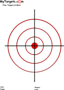 Printable Red Circles Target form