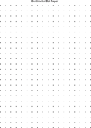 Centimeter Dot Paper form