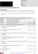 Performance Review Form form