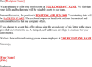 Job Offer Letter Sample 2 form