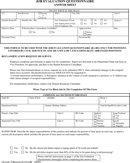 Job Evaluation Form 1 form