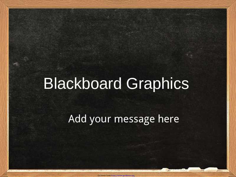 Blackboard Graphics Template