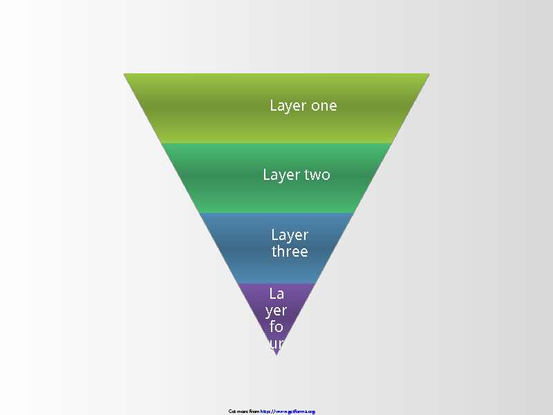 Unfolding SmartArt Pyramid